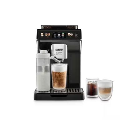 Delonghi Coffee Maker | ECAM450.65.G Eletta Explore | Pump pressure 19 bar | Built-in milk frother | Automatic | 1450 W | Grey