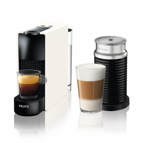 Krups Nespresso Essenza Mini, valge - Kapselkohvimasin + Aeroccino / XN111110