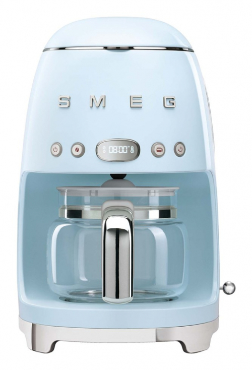 Smeg 50's Style Drip Filter Coffee Machine DCF02PBEU Pastel Blue