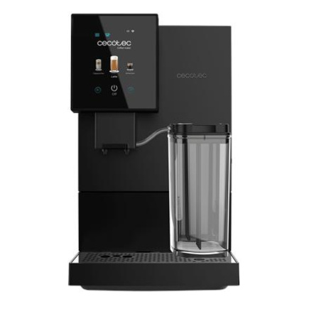 Cecotec Coffee Maker | Cremmaet Compactccino Connected | Pump pressure 19 bar | Built-in milk frother | Super-automatic | Black