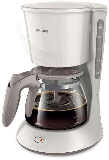 Philips Daily Collection Coffee maker HD7461/00 With glass jug White
