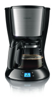 Philips Daily Collection Coffee maker HD7459/20 With glass jug With timer Black & metal