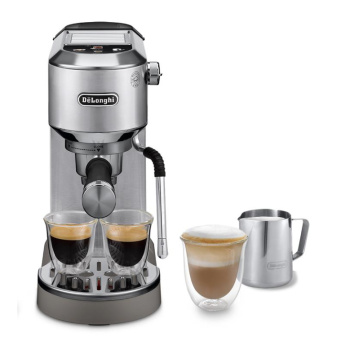 DeLonghi Dedica Duo, hõbedane - Manuaalne espressomasin / EC890.M