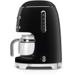 SMEG Filter-Kaffeemaschine 50s Style DCF02BLEU, schwarz