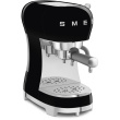 SMEG Espresso-Kaffeemaschine 50s Style ECF02BLEU, schwarz