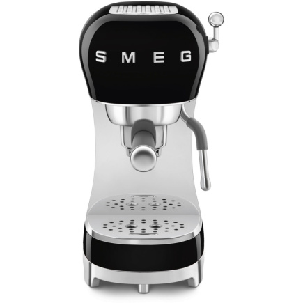 SMEG Espresso-Kaffeemaschine 50s Style ECF02BLEU, schwarz