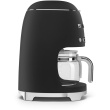 SMEG DCF02BLMEU Filterkaffeemaschine 50 er Jahre Stil, schwarz