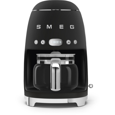 SMEG DCF02BLMEU Filterkaffeemaschine 50 er Jahre Stil, schwarz