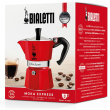 Bialetti Mokka-Express Kanne 3 Tassen Passion Red