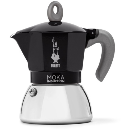 Bialetti Mokka-Kanne 0,9 l Moka Induktion *schwarz*