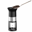Bialetti Premium-Kaffeemühle (manuell) mit Edelstahlmahlwerk - schwarz