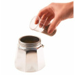 Bialetti Premium-Kaffeemühle (manuell) mit Edelstahlmahlwerk - schwarz