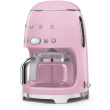 SMEG DCF02PKEU Kaffeemaschine 50`s Style pink
