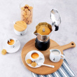 Bialetti Brikka Moka pot 0.17 L Must, Stainless steel