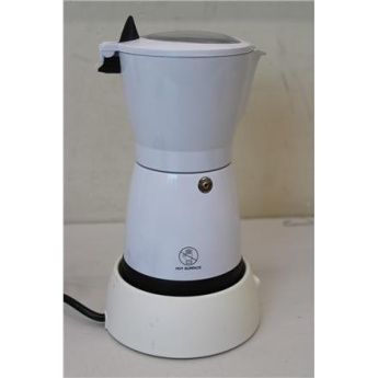 Taastatud. Camry CR 4415w Electric Moka coffe maker, Valge/Must | Camry Electric Moka Coffe Maker | CR 4415w | 480 W | Valge | DAMAGED PACKAGING, DIRTY, SCRATCHED