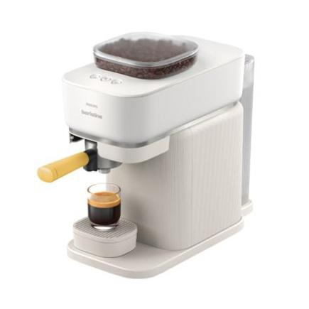 Philips Coffee maker | BAR300/03 Baristina | Pump pressure 16 bar | Semi-automatic | 122.8 W | Valge