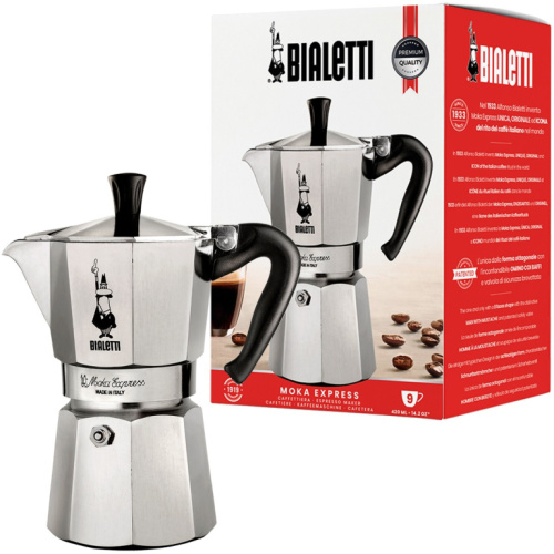 Bialetti Mokka-Express Kanne 0,23l 4 Tassen Aluminium