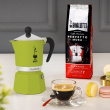 Bialetti Rainbow Moka pot Must, Green