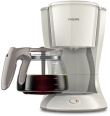 Philips Daily Collection Coffee maker HD7461/00 With glass jug White, damaged package