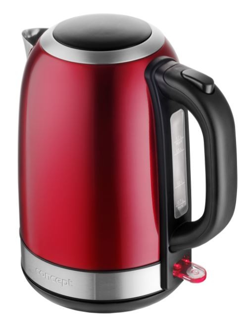 Concept Kettle 1,7 L inox red RK3243