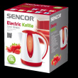 Veekeetja Sencor SWK1814RD, valge/punane