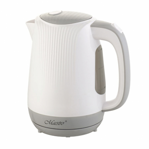 Feel-Maestro MR042 white electric Kettle 1.7 L Grey, White 2200 W