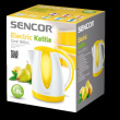 Veekeetja Sencor SWK1816YL, valge/kollane