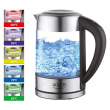 Adler AD 1247 NEW electric Kettle 1.7 L 2200 W Black, Stainless steel, Transparent