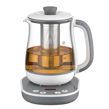 TEFAL Tastea Veekeetja | BJ551B10 | Tea Veekeetja | 1400 W | 1.5 L | Glass | 360° rotational base | Grey/White