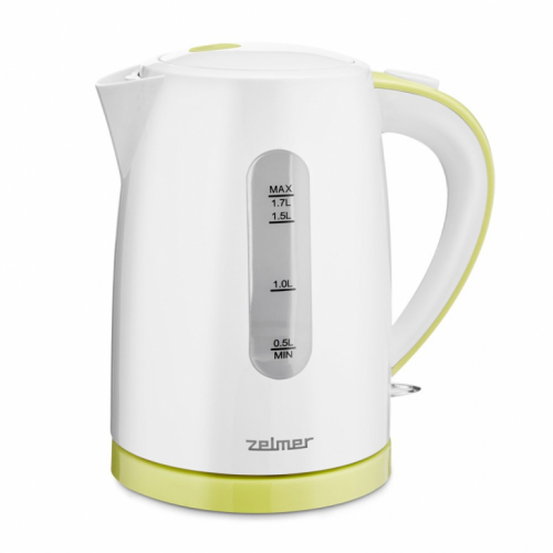 Zelmer ZCK7616L electric Veekeetja 1.7 L 2200 W White, Yellow