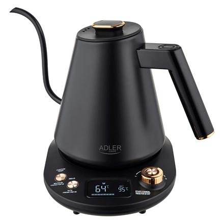 Adler Veekeetja | AD 1349 | Electric | 1100 W | 1 L | Stainless steel | 360° rotational base | Black/Gold