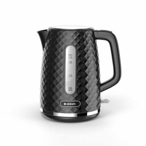 C280C ELDOM Veekeetja ELLI, capacity 1.7 l, power 2200 W, black, strix, black