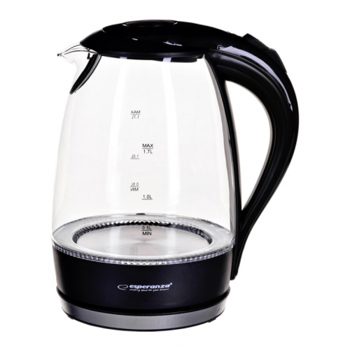 Esperanza EKK011K Electric Veekeetja 1.7 L Black, Multicolor 2200 W