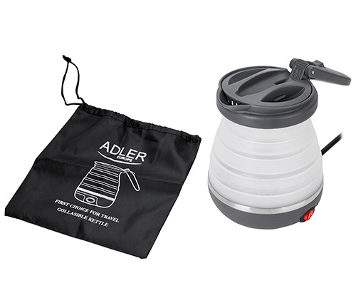 Adler AD 1279 electric Veekeetja 0.6 L 750 W Black, White