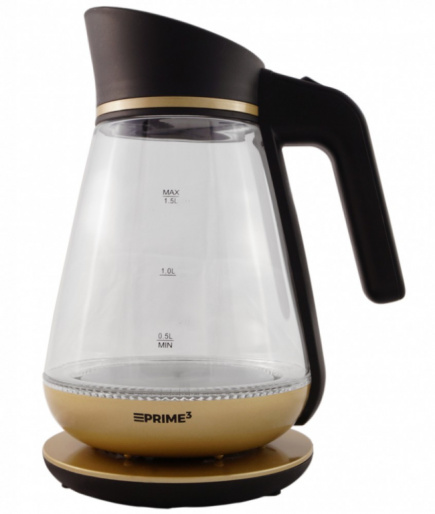 PRIME3 Electric Veekeetja SEK51GL 2200W 1,5L glass