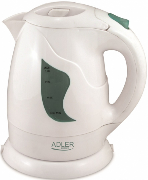 Adler AD 08 w electric Veekeetja 1 L 850 W White