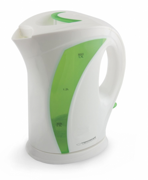 Esperanza EKK018G Electric Veekeetja 1.7 L, White / Green