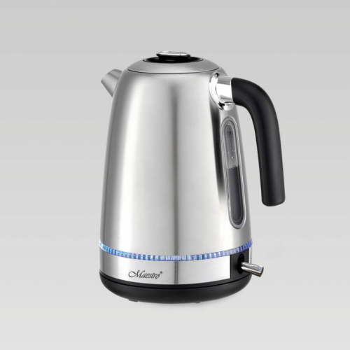 Maestro MR-050 Electric Kettle with lighting, silver 1.7 L