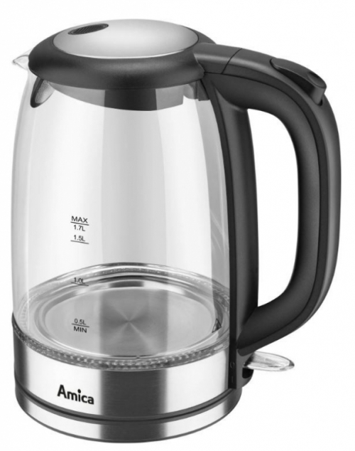 Amica Glass Kettle 1.7l KD2050