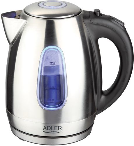 Adler AD 1223 electric Kettle 1.7 L Black,Stainless steel 2200 W