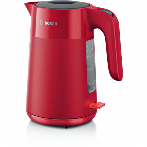 Bosch TWK2M164 electric Veekeetja 1.7 L 2400 W Black, Grey, Red