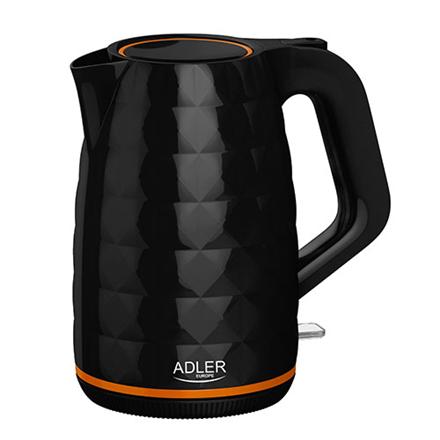 Adler | Veekeetja | AD 1277 | Standard | 2200 W | 1.7 L | Plastic | 360° rotational base | Black