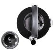Adler | Veekeetja with a Thermomete | AD 1346b | Electric | 2200 W | 1.7 L | Stainless steel | 360° rotational base | Black