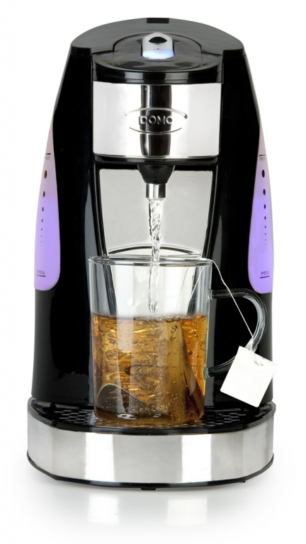 Domo My Tea electric Veekeetja 1.5 L Black, Stainless steel