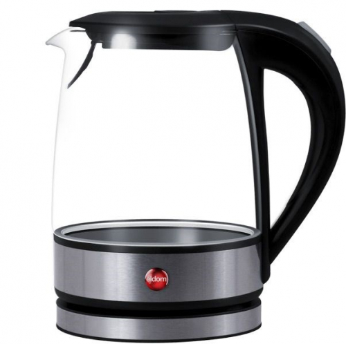 ELDOM C410 LITEA electric Veekeetja 1.2 L 1500 W Black, Transparent