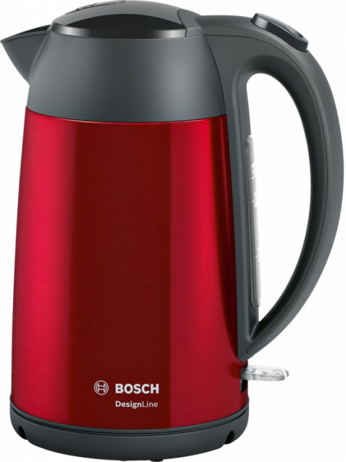 Bosch TWK3P424 electric Veekeetja 1.7 L 2400 W Grey, Red