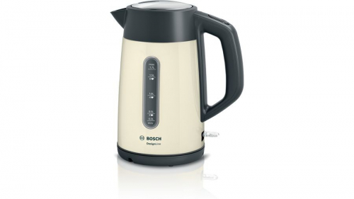 Bosch TWK4P437 electric Veekeetja 1.7 L 2400 W Beige, Black