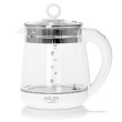 Adler | Kettle | AD 1299 | Electric | 2200 W | 1.5 L | Glass/Stainless steel | 360° rotational base | White 366562