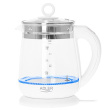 Adler | Kettle | AD 1299 | Electric | 2200 W | 1.5 L | Glass/Stainless steel | 360° rotational base | White 366562