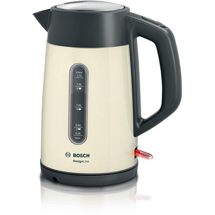 Bosch | Veekeetja | TWK4P437 | Electric | 2400 W | 1.7 L | Stainless steel | Beige